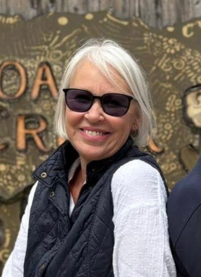 Helen Sutton in her studio