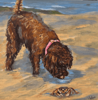Little Beachcomber by Helen Sutton — Limited edition Fine Art Giclee print